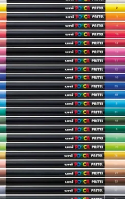 Uni Posca Kredka pastelowa Posca Pastel - - Yellow