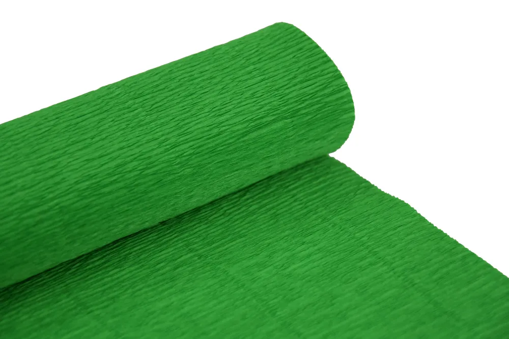 Cartotecnica Rossi Krepina, bibuła włoska 180 g - Green, 50 x 250 cm