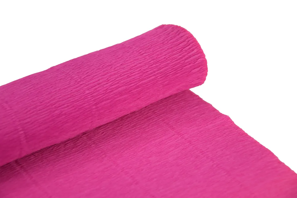 Cartotecnica Rossi Krepina, bibuła włoska 180 g - Intense fuchsia, 50 x 250 cm > Bibuła I Krepina