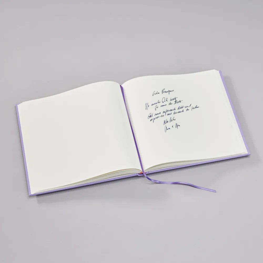 Semikolon Księga gości Heritage Line - - Lilac Silk, 180 stron > Księgi Gości