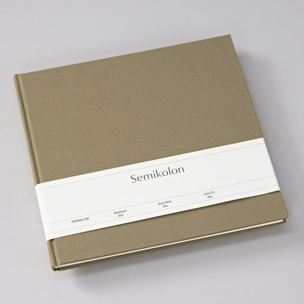 Semikolon Księga gości Slim Heritage Line - - Fango, 100 stron