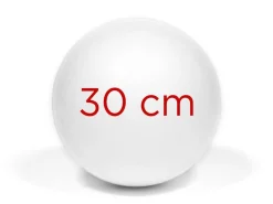 Kula, bombka styropianowa - pełna, 30 cm