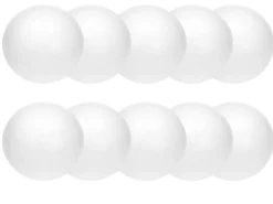 Kule, bombki styropianowe - 12 cm, 10 szt.