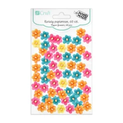 dpCraft Kwiaty papierowe - - kolorowe, 60 szt. > Kwiaty I Ozdoby Roślinne