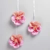 Rico Design Kwiaty z bibuły Bratki - - różowe, 11 cm, 3 szt. > Kwiaty I Ozdoby Roślinne