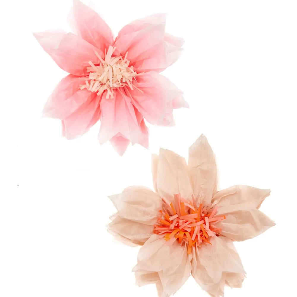 Rico Design Kwiaty z bibuły Cherry Blossom - - pastelowe, 40 cm, 2 szt. > Kwiaty I Ozdoby Roślinne