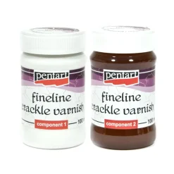 Pentart Lakier do delikatnych spękań - - dwuskładnikowy, 2 x 100 ml