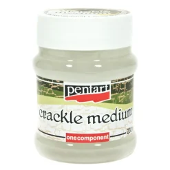 Pentart Lakier do spękań Crackle Medium - - jednoskładnikowy, 230 ml > Media Do Decoupage