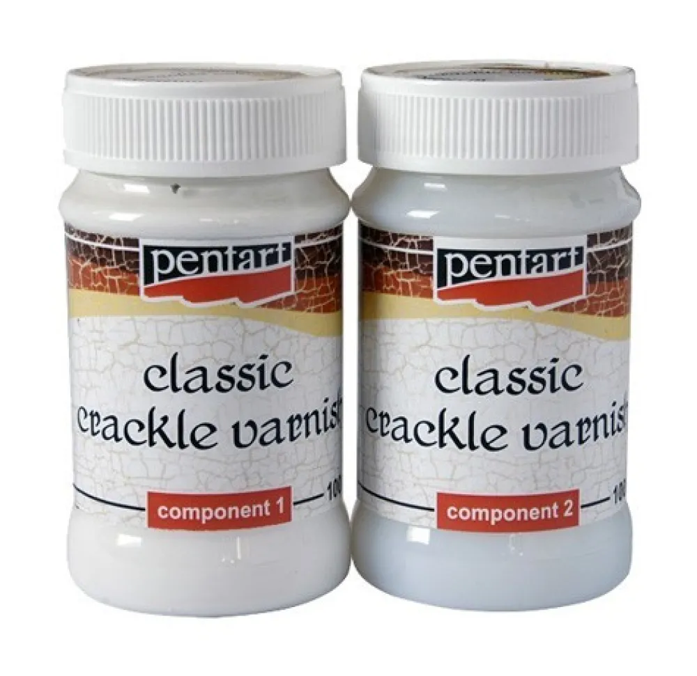 Pentart Lakier do spękań - - dwuskładnikowy, 2 x 100 ml
