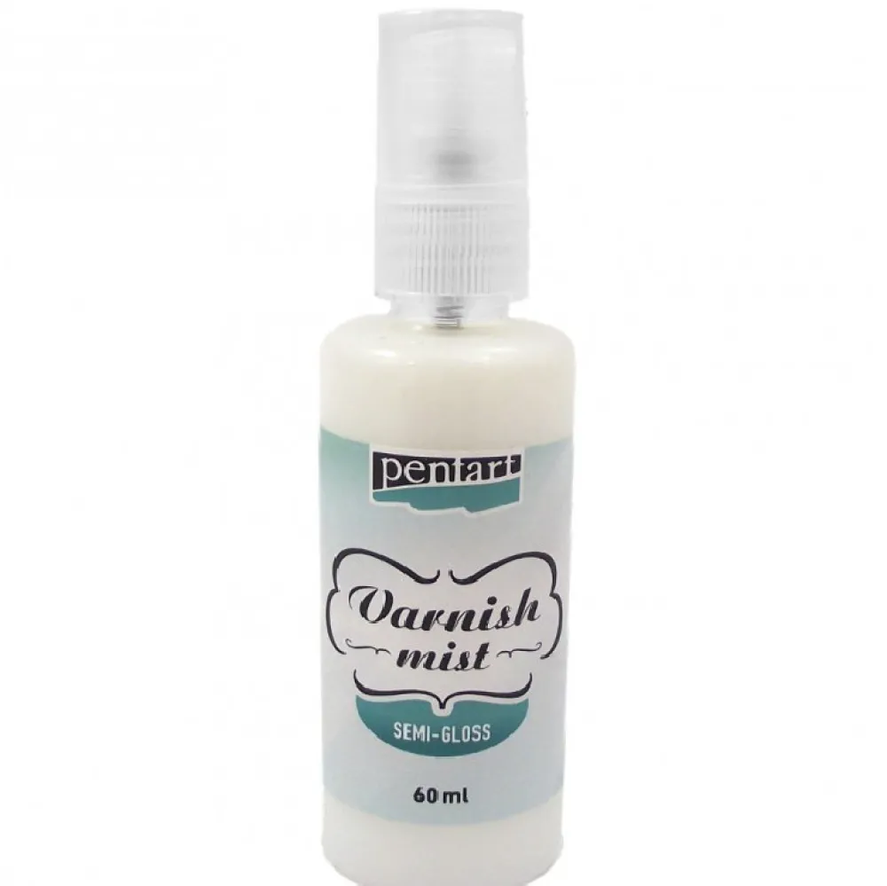 Pentart Lakier ochronny Varnish Mist - - półpołysk, 60 ml
