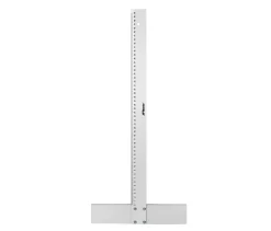 Leniar Linijka, przykładnica metalowa z ogranicznikiem - - 50 cm > Przybory Kreślarskie