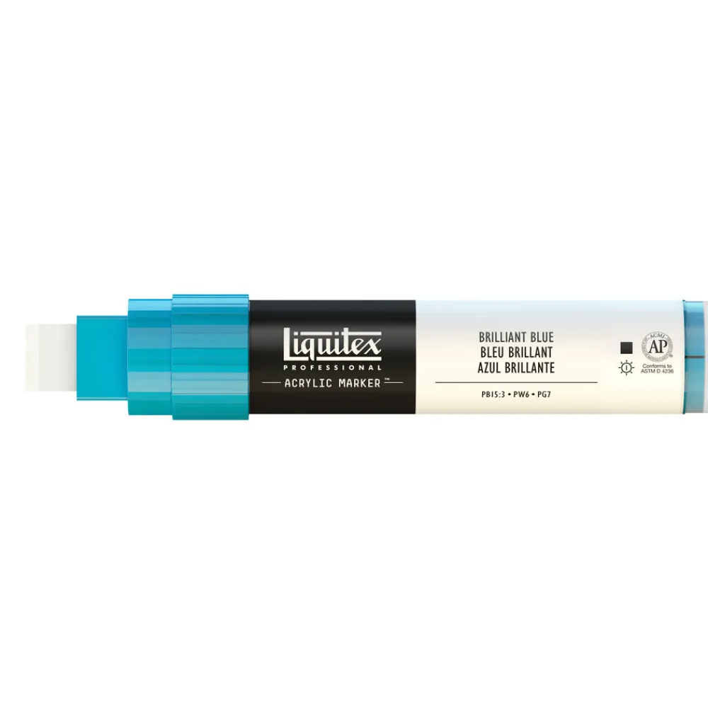 Liquitex Marker akrylowy - - brilliant blue 15 mm > Markery, Brushpeny I Pisaki