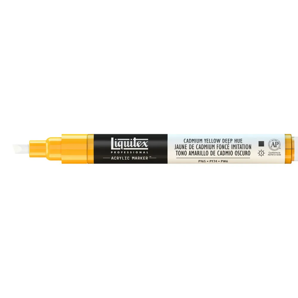 Liquitex Marker akrylowy - - cadmium yellow deep hue 2 mm > Markery, Brushpeny I Pisaki