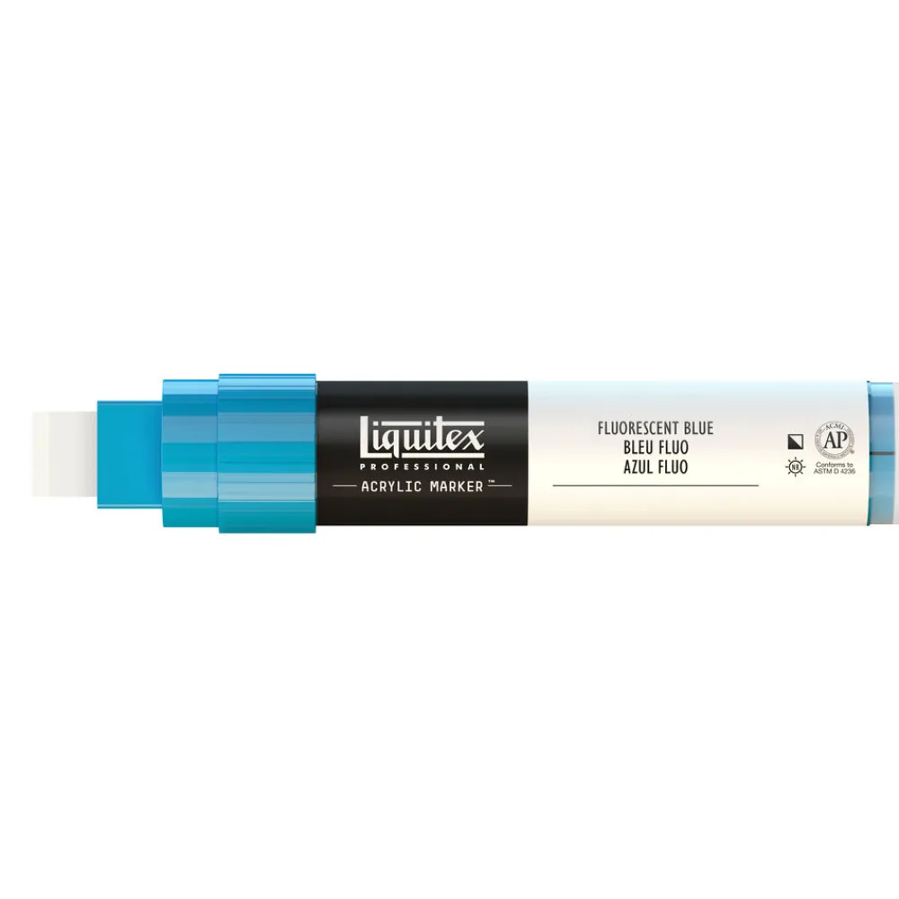 Liquitex Marker akrylowy - - fluorescent blue 15 mm > Markery, Brushpeny I Pisaki