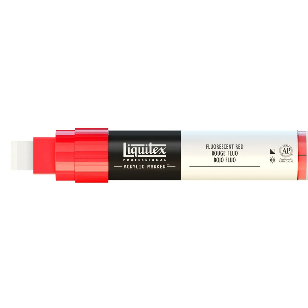 Liquitex Marker akrylowy - - fluorescent red 15 mm