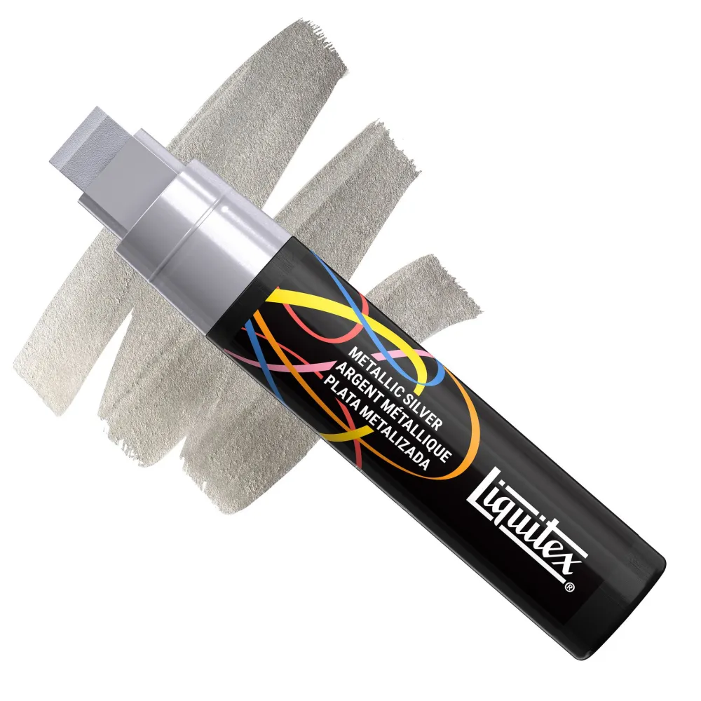 Liquitex Marker akrylowy - - Metallic Silver 15 mm