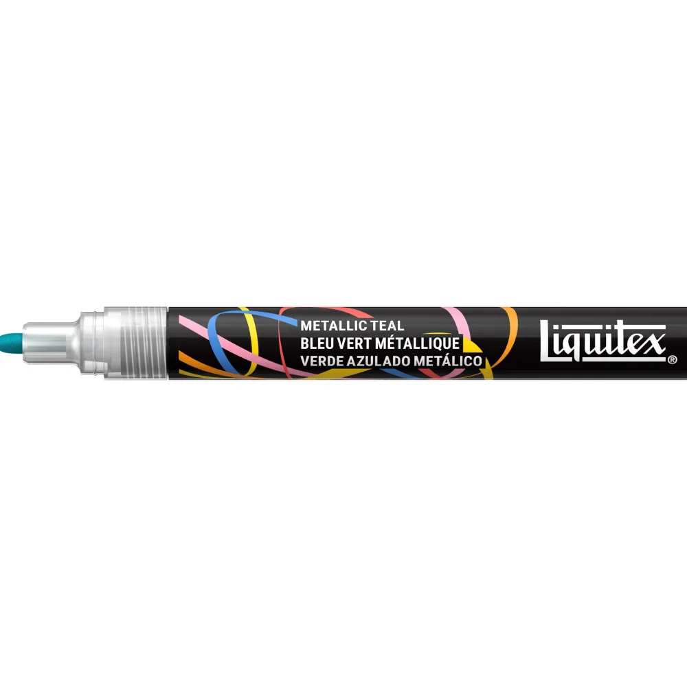 Liquitex Marker akrylowy - - Metallic Teal 2 mm > Markery, Brushpeny I Pisaki