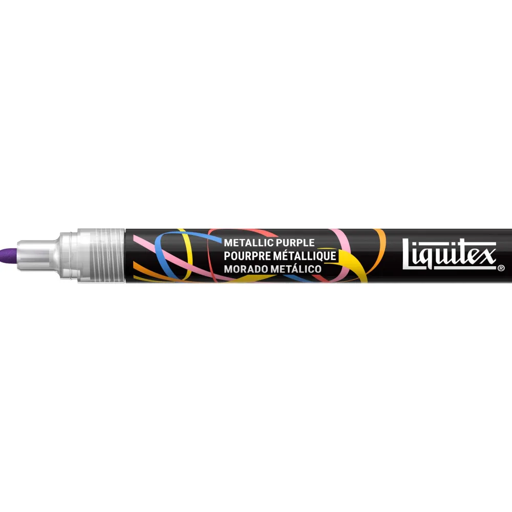 Liquitex Marker akrylowy - - Metallic Purple 2 mm > Markery, Brushpeny I Pisaki