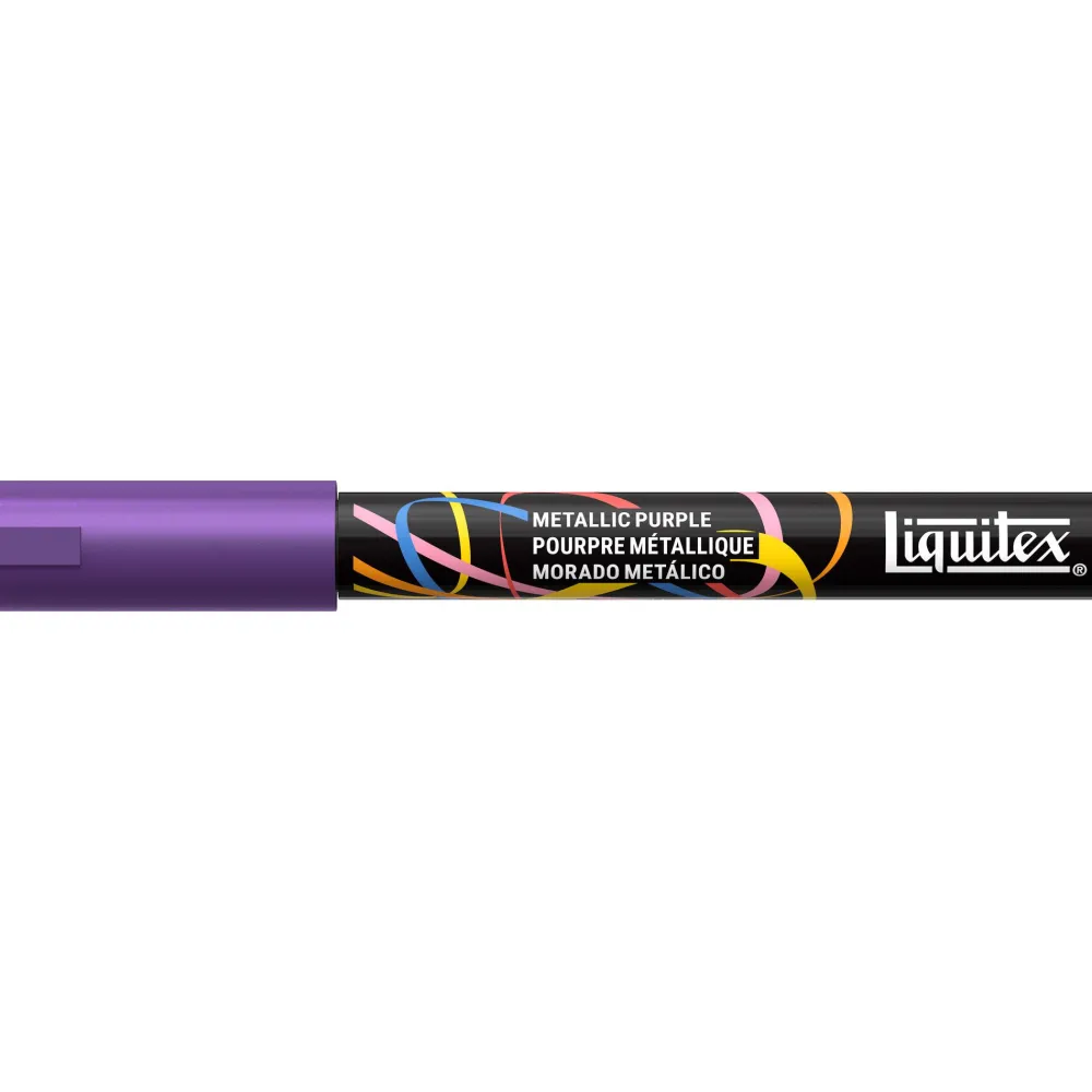 Liquitex Marker akrylowy - - Metallic Purple 2 mm > Markery, Brushpeny I Pisaki