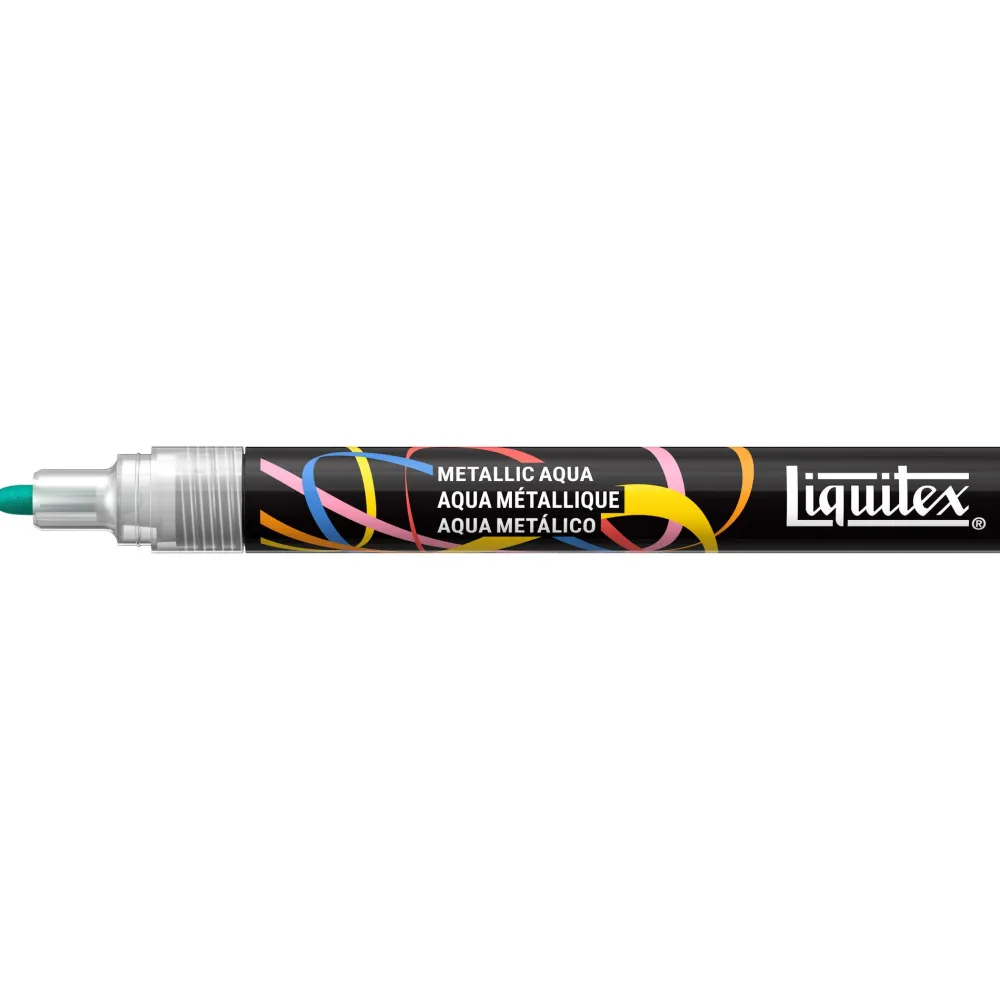 Liquitex Marker akrylowy - - Metallic Aqua 2 mm
