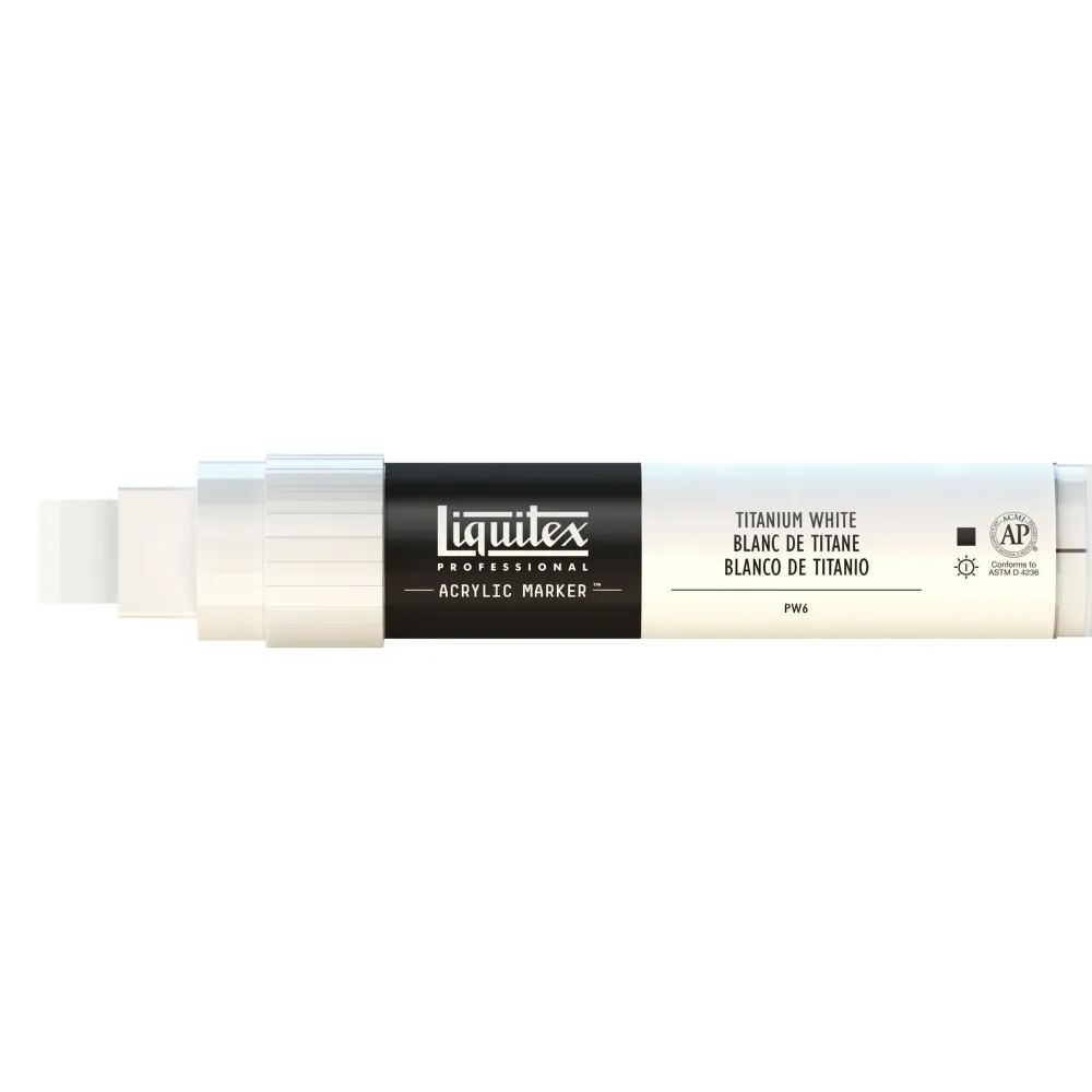 Liquitex Marker akrylowy - - titanium white, 15 mm > Markery, Brushpeny I Pisaki