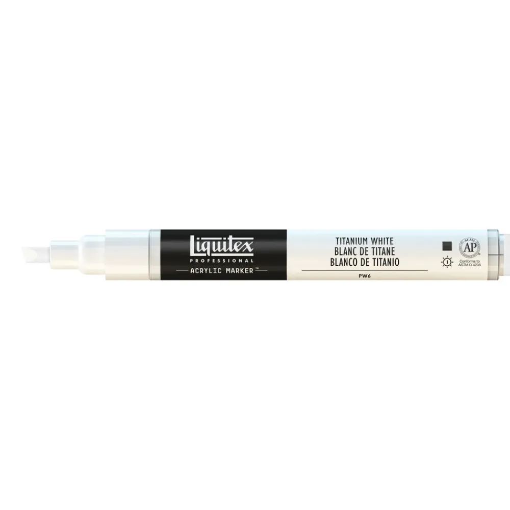 Liquitex Marker akrylowy - - titanium white 2 mm