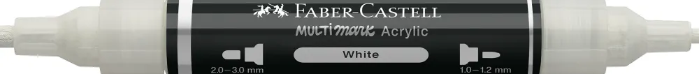 Faber-Castell Marker akrylowy Multimark - - 100 White