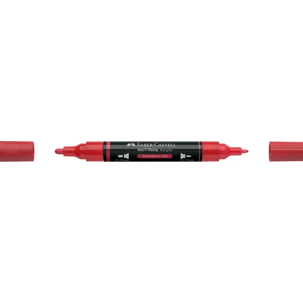 Faber-Castell Marker akrylowy Multimark - - 219 Strawberry Red