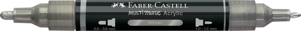 Faber-Castell Marker akrylowy Multimark - - 251 Silver