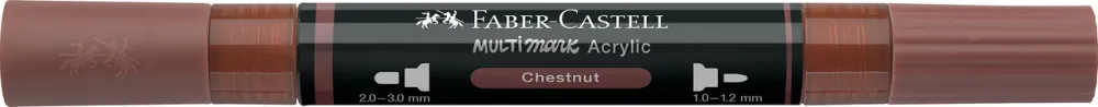 Faber-Castell Marker akrylowy Multimark - - 378 Chestnut