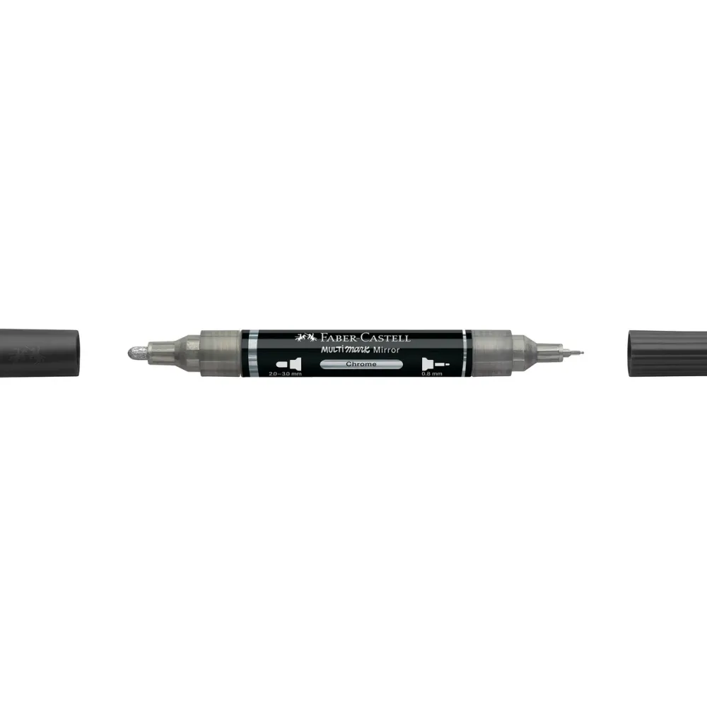 Faber-Castell Marker akrylowy Multimark Mirror - - 551 Liquid Chrome