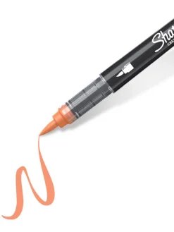 Sharpie Marker akrylowy pędzelkowy Brush - - Orange