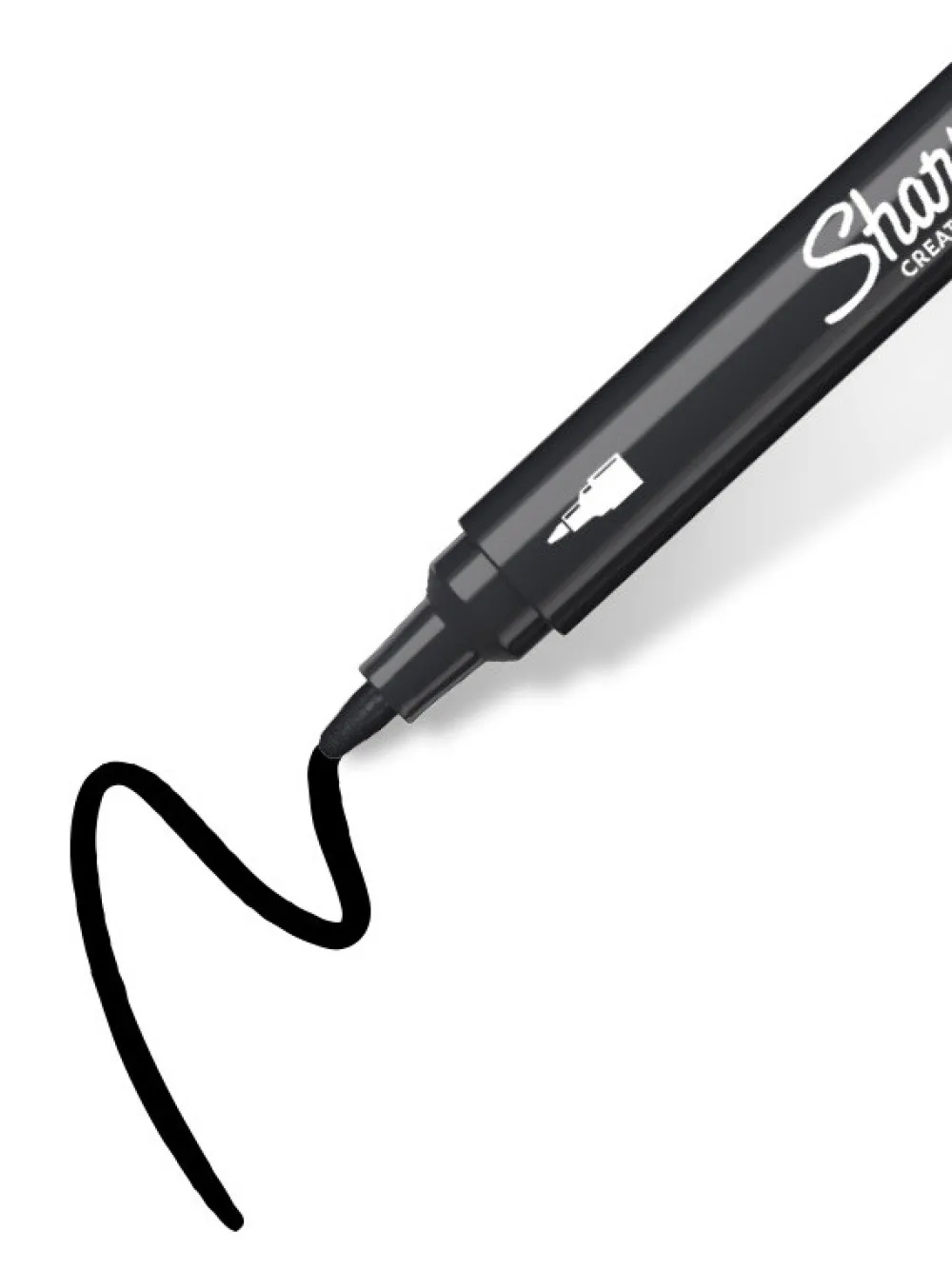 Sharpie Marker akrylowy - - Black, 2,5 mm > Markery, Brushpeny I Pisaki