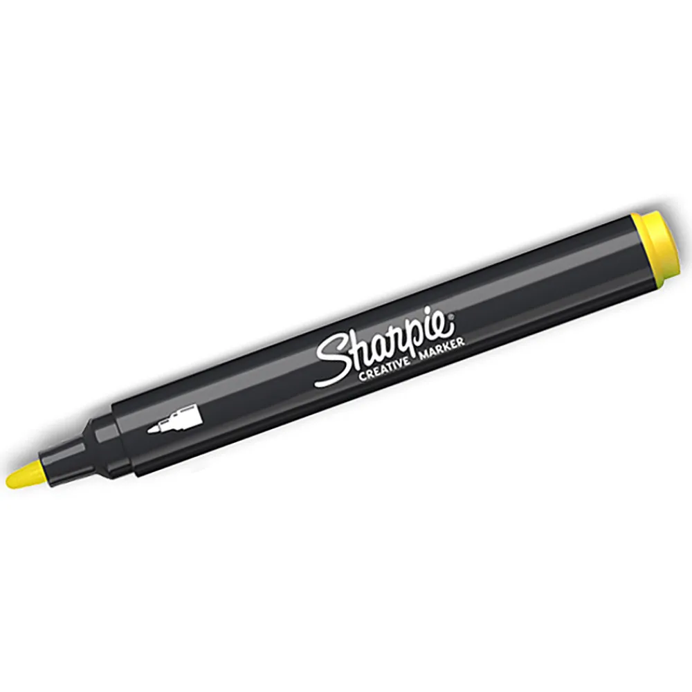 Sharpie Marker akrylowy - - Yellow, 2,5 mm > Markery, Brushpeny I Pisaki