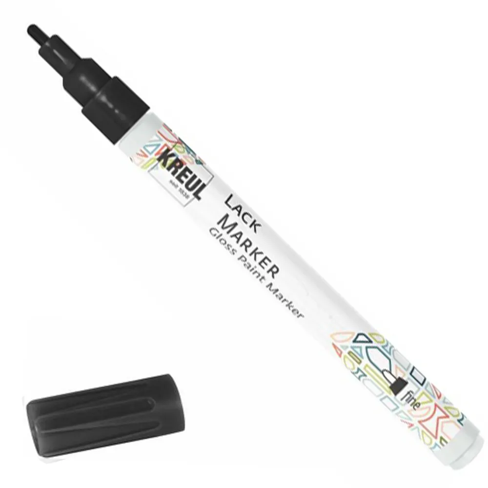 Kreul Marker dekoracyjny Gloss Paint - - cienki, White, 1-2 mm > Markery, Brushpeny I Pisaki