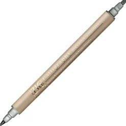 Kuretake Marker do kaligrafii ZIG Calligraphy Metallic - - dwustronny, srebrny > Pisaki Kaligraficzne