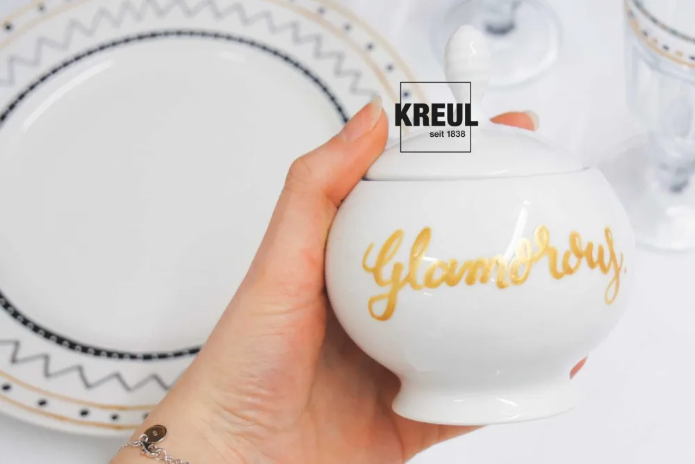 Kreul Marker do porcelany i szkła - - złoty