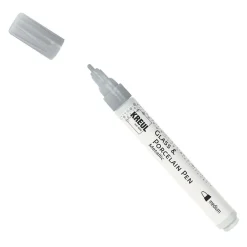 Kreul Marker do porcelany i szkła Metallic - - srebrny