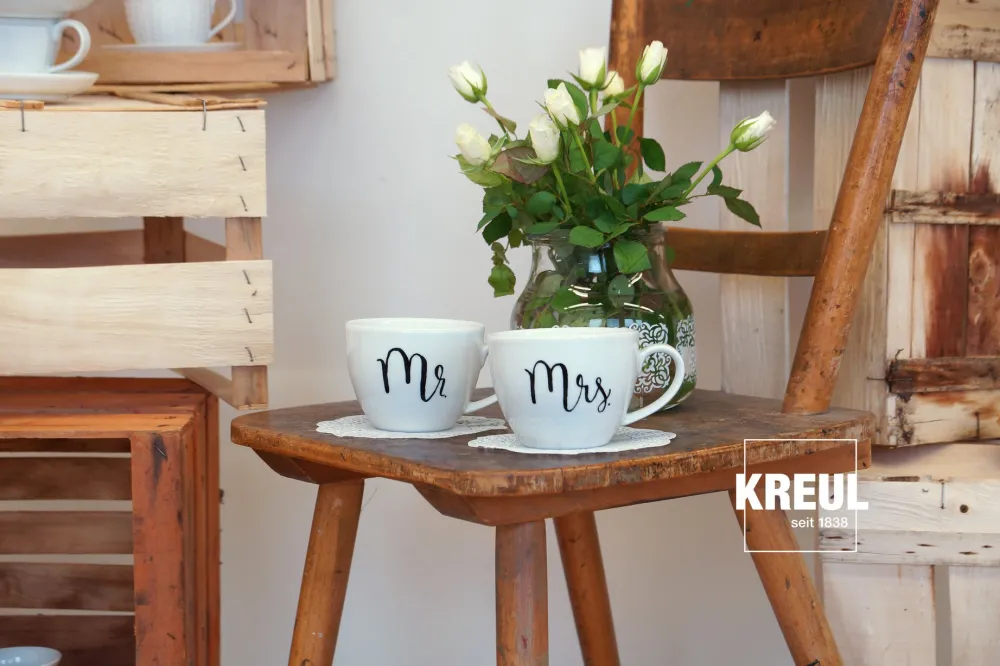 Kreul Marker do porcelany i szkła Metallic - - srebrny