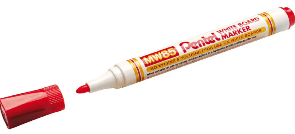 Pentel Marker do tablic suchościeralny - - czerwony