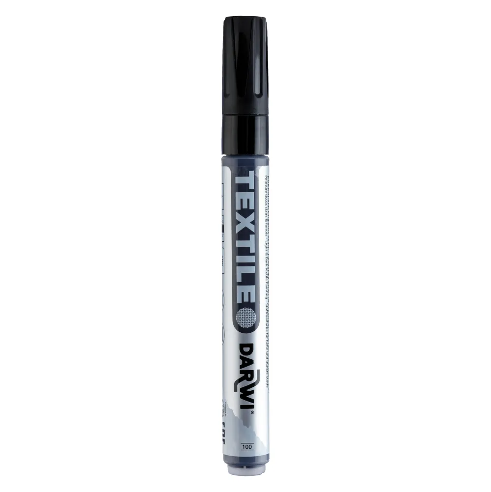 Darwi Marker do tkanin Textile - - Black 2 mm > Farby I Pisaki Do Tkanin
