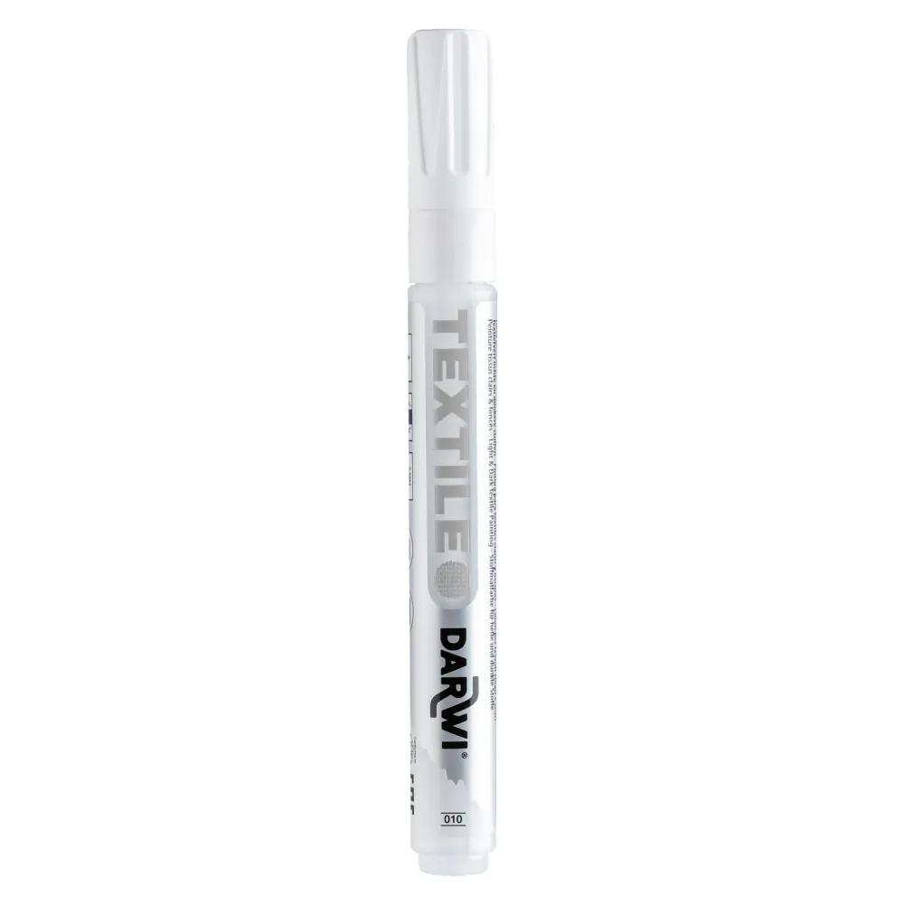 Darwi Marker do tkanin Textile - - White 2 mm