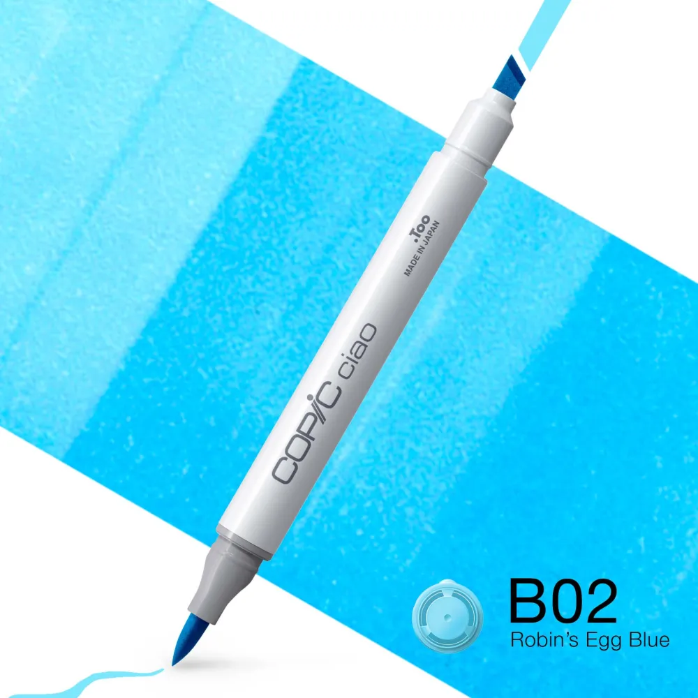 Copic Marker dwustronny Ciao - B02 Robin's Egg Blue