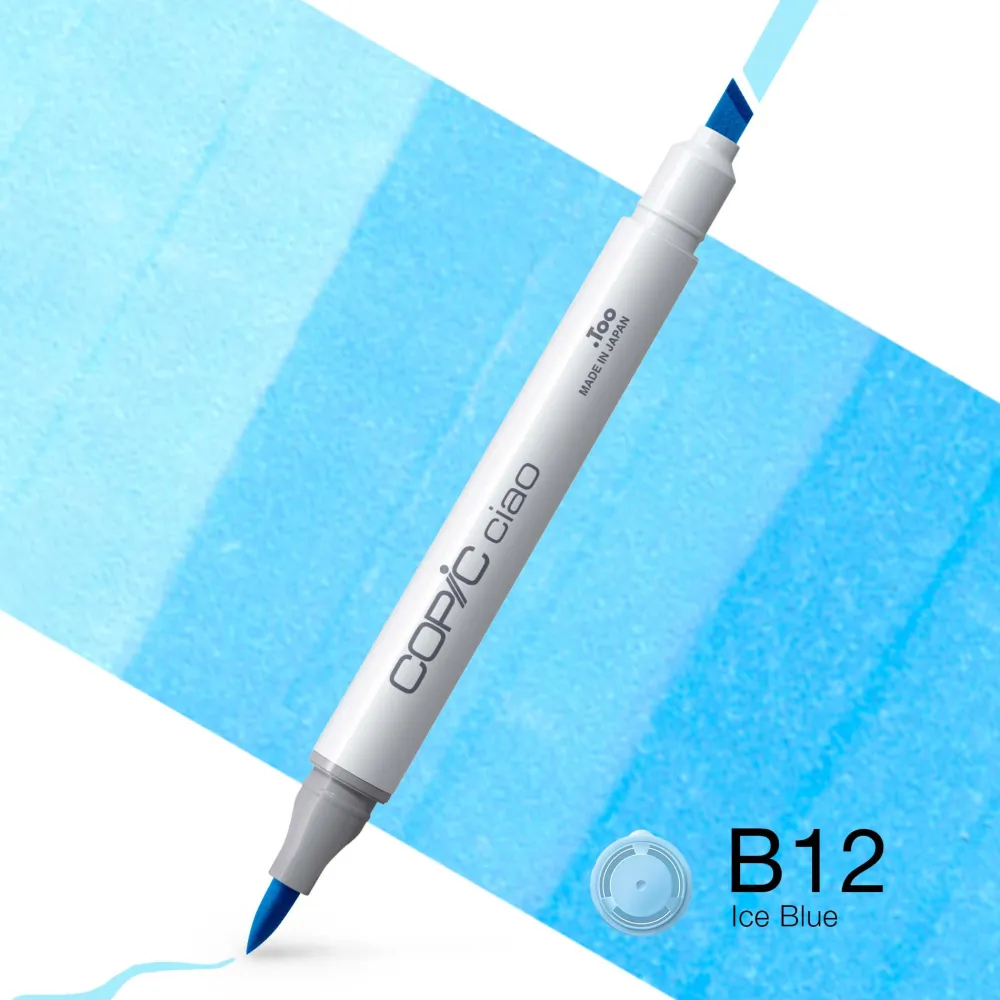 Copic Marker dwustronny Ciao - B12 Ice Blue