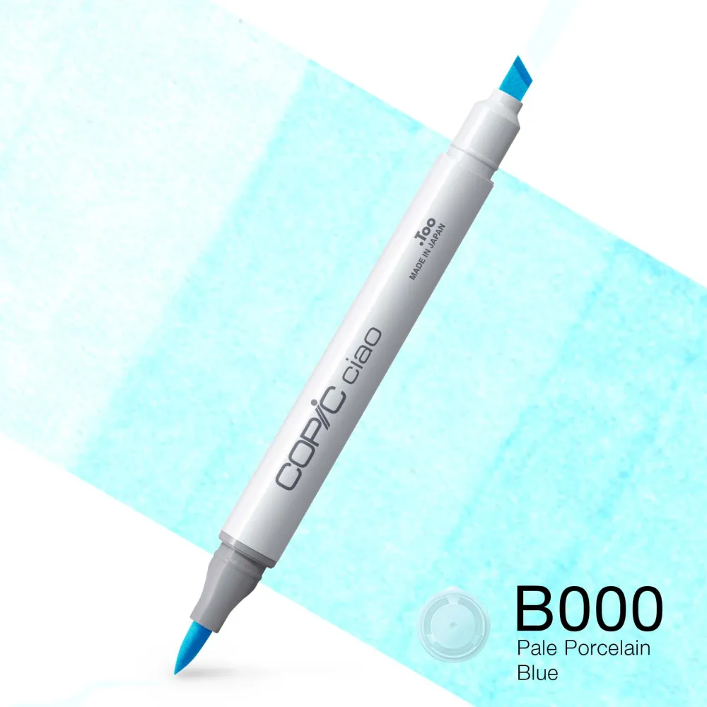 Copic Marker dwustronny Ciao - B000 Pale Porcelain Blue