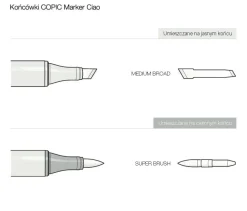Copic Marker dwustronny Ciao - B000 Pale Porcelain Blue