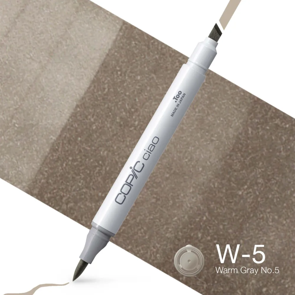 Copic Marker dwustronny Ciao - W-5 Warm Gray No. 5