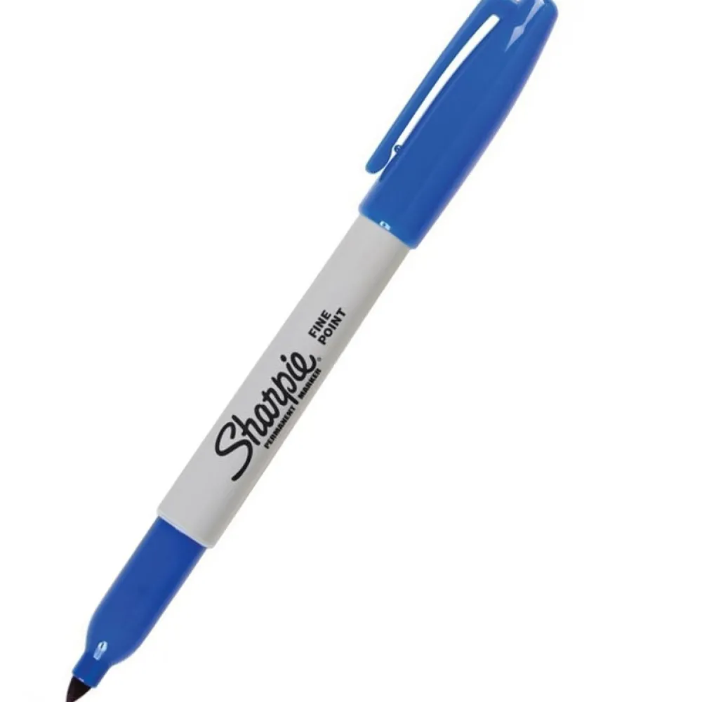 Sharpie Marker Fine Point - - niebieski, 1 mm > Markery, Brushpeny I Pisaki