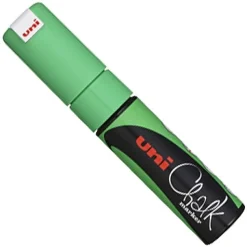Uni Marker kredowy do tablic PWE-8K - - zielony