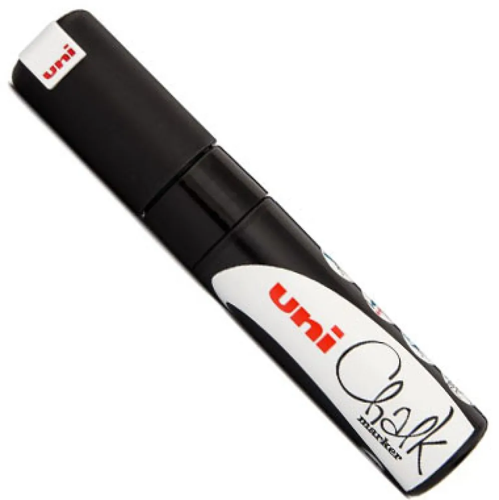 Uni Marker kredowy do tablic PWE-8K - - czarny > Markery